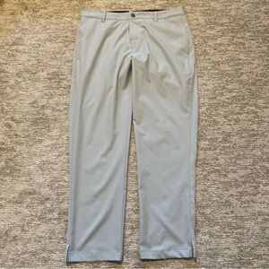 Puma Golf Pants Mens 34x30 Gray Stretch Performance Flat Front Lightweight